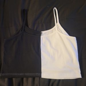 Color Block Crop Top